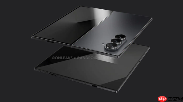 曝三星折叠手机Galaxy Z Fold 7超轻薄!折叠厚度仅9mm