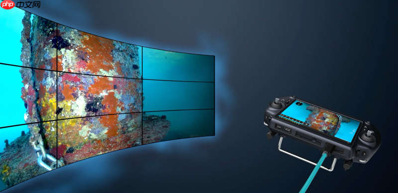 掌中视界，一触即达｜鳍源水下机器人Q-iRC行业带屏遥控器正式发布！