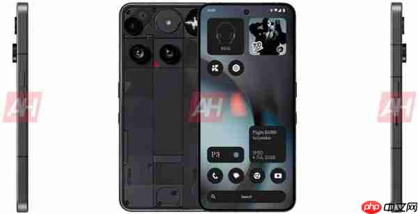 Nothing Phone(3)渲染图曝光 新设计语言更有背部三摄