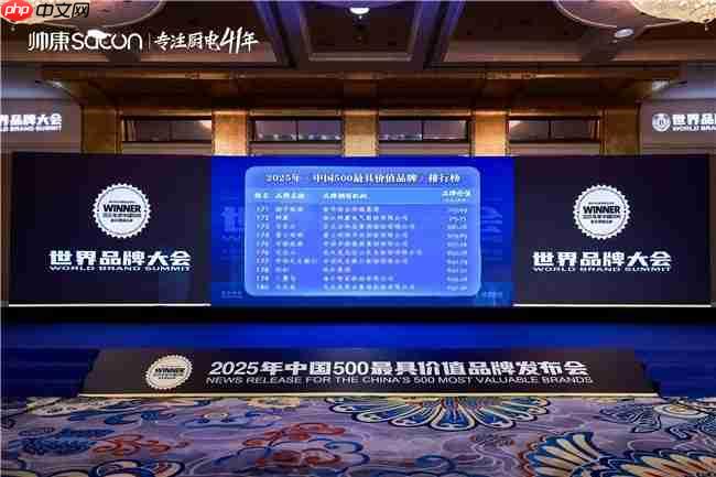 帅康41年专注厨电领域,连续18年蝉联“中国500最具价值品牌”