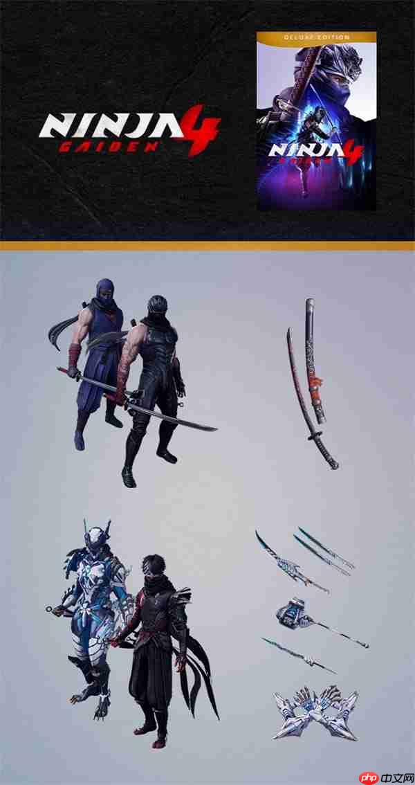 《忍者龙剑传4》开启预购 Steam标准\豪华版298\398元