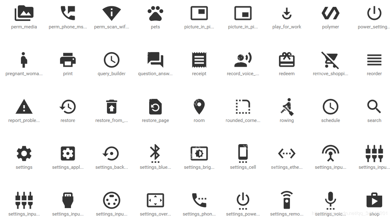 flutter组件2【icons的使用】