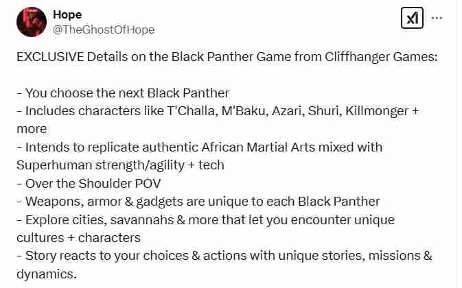 EA黑豹游戏独家爆料：重现非洲武术与多样化角色选择