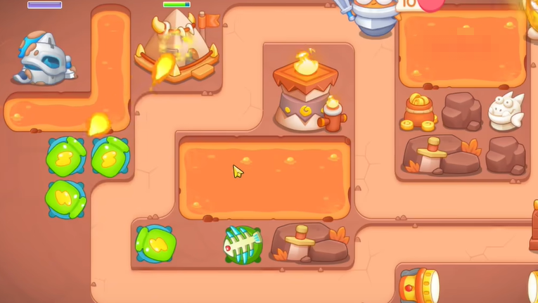 保卫萝卜4饿龙传说第60关玩法指南