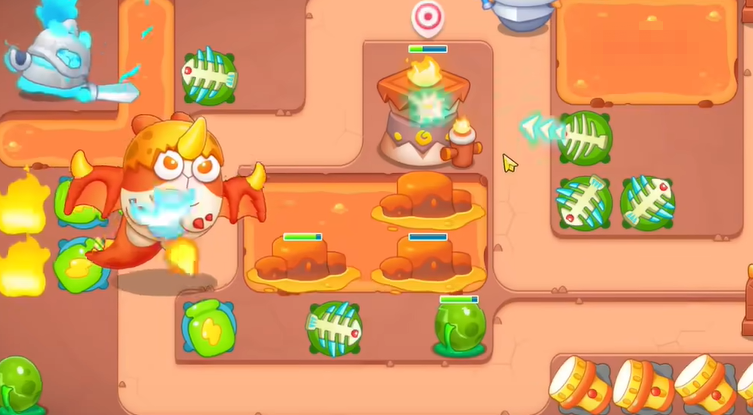 保卫萝卜4饿龙传说第60关玩法指南