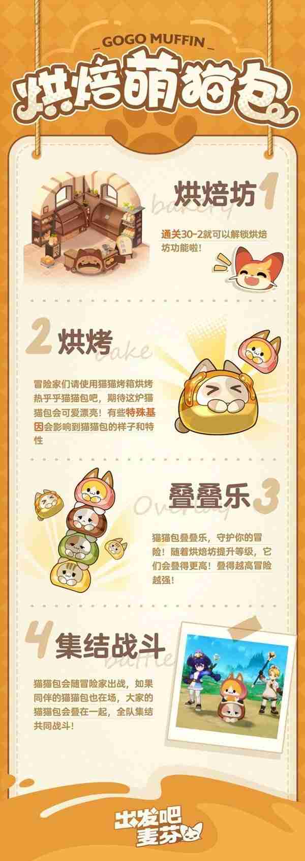 《出发吧麦芬》猫猫包玩法详细说明