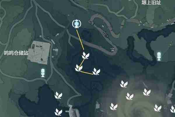 《鸣潮》鸢尾花位置说明-鸢尾花采集线路分享