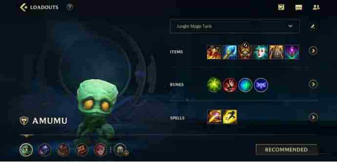 《英雄联盟手游》阿木木出装方式说明