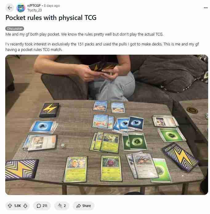 宝可梦集换式卡牌Pocket风靡全球，手游规则反哺实体卡牌玩家