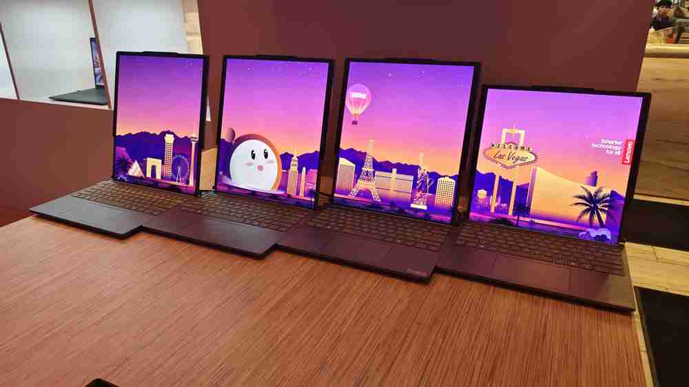 联想发布全球首款卷轴屏AI PC,2025年开售