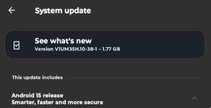 摩托罗拉Edge 50 Pro手机安卓15更新问题频出：续航暴降、相机崩溃