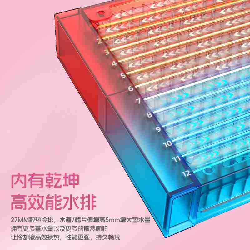 酷凛推出霜界 360 ARGB 粉色限定版一体式 CPU 水冷散热器，369 元