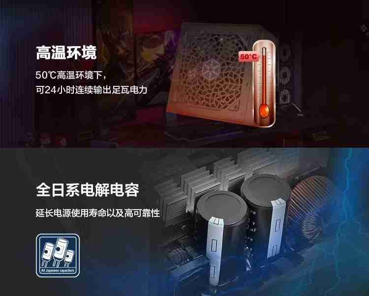 银昕推出 VANGUARD 系列金牌全模电源：支持 ATX 3.1 标准，配原生 12V-2×6 接口