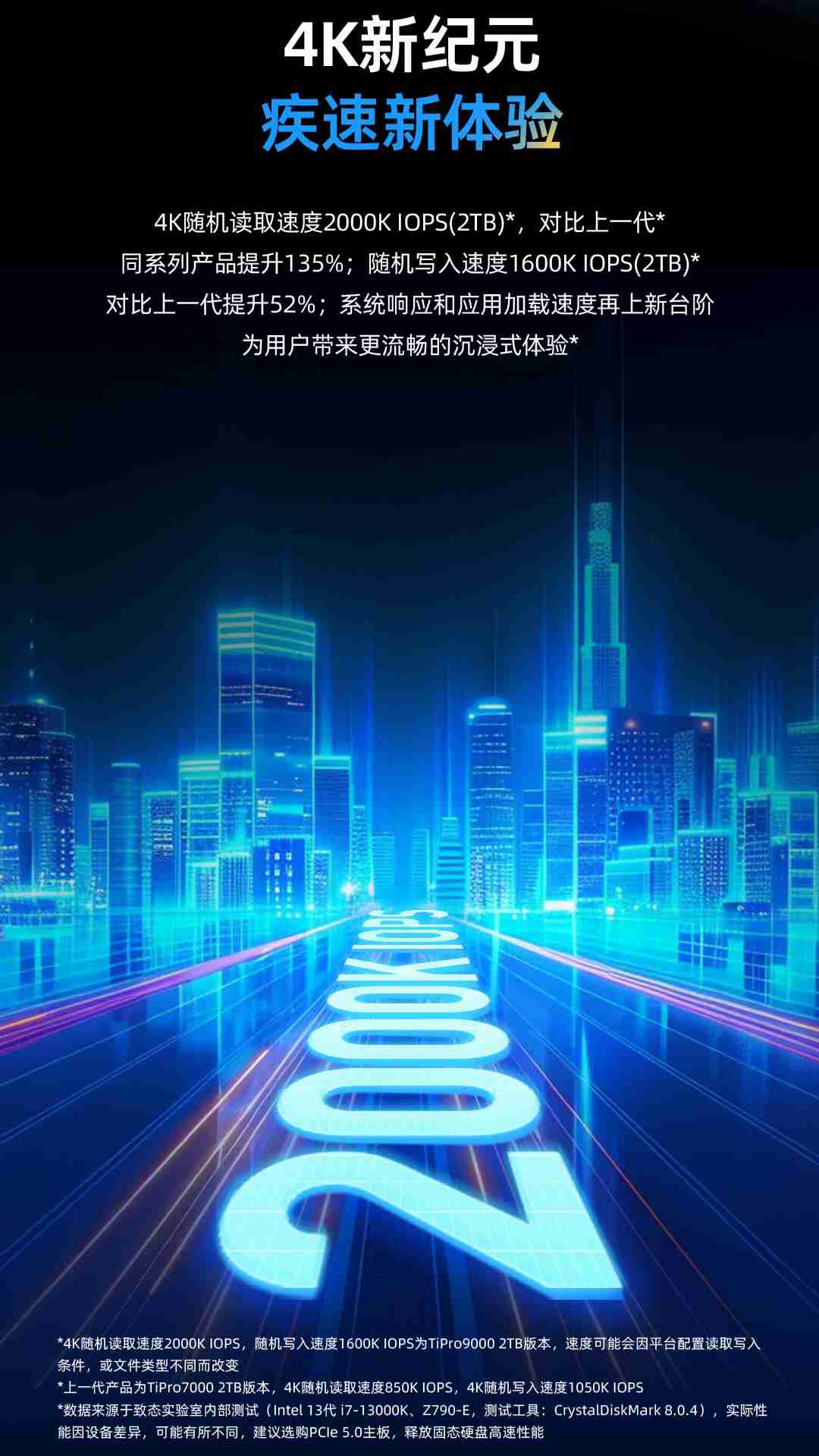 致态发布首款 PCIe 5.0 固态硬盘 TiPro9000,顺序读取达 14 GB/s