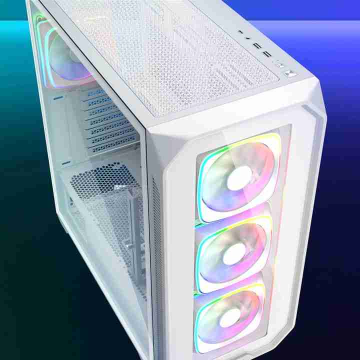 旋刚推出 AK5 RGB 系列机箱:未来风格外观,可选 MESH / 玻璃前面板