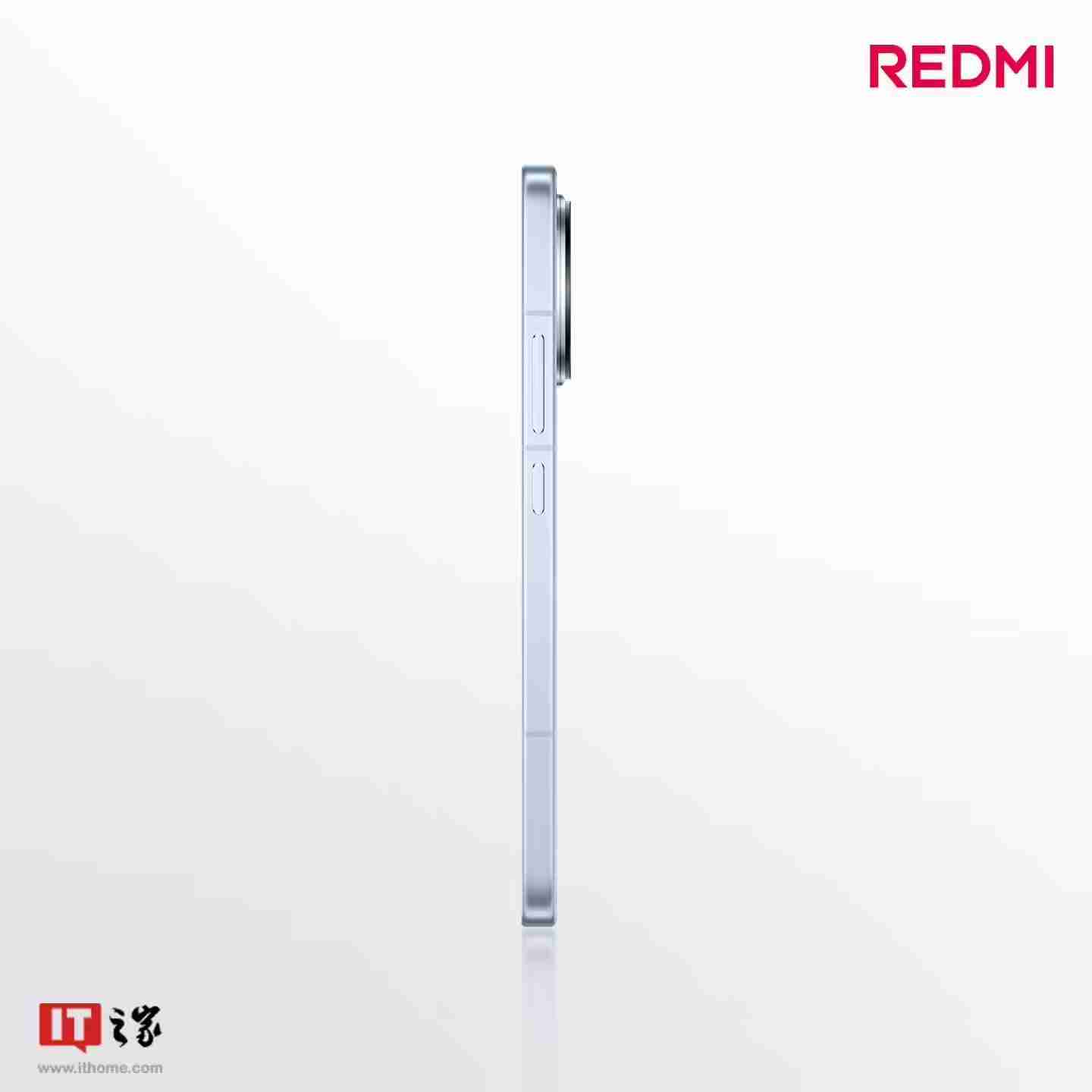 小米REDMI K80标准版手机独有配色“汐月蓝”亮相:2.5D立边设计、哑光金属边框