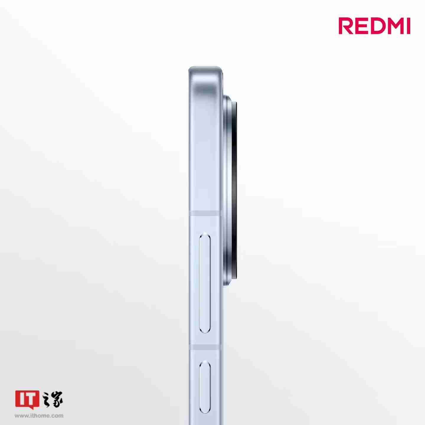 小米REDMI K80标准版手机独有配色“汐月蓝”亮相:2.5D立边设计、哑光金属边框