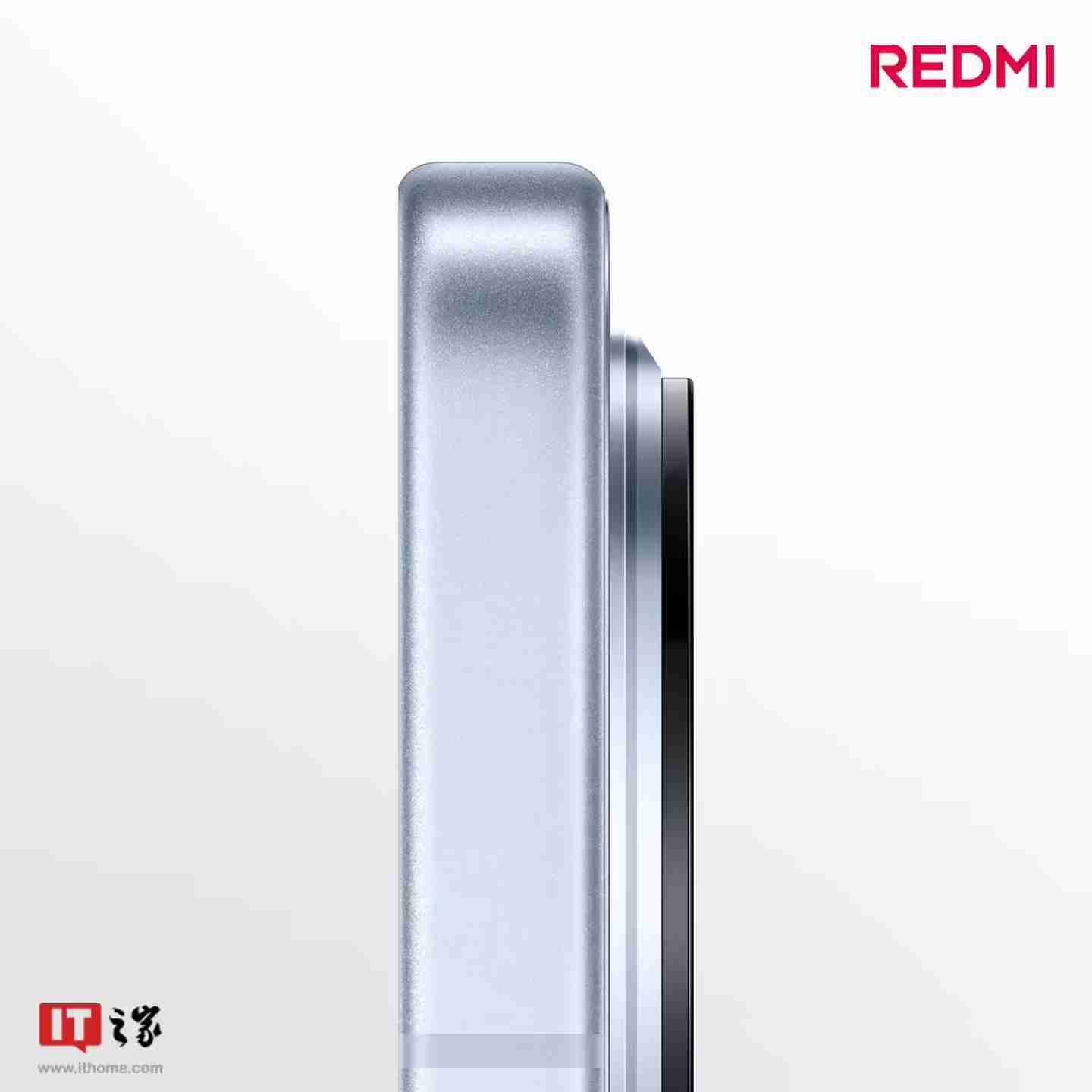 小米REDMI K80标准版手机独有配色“汐月蓝”亮相:2.5D立边设计、哑光金属边框
