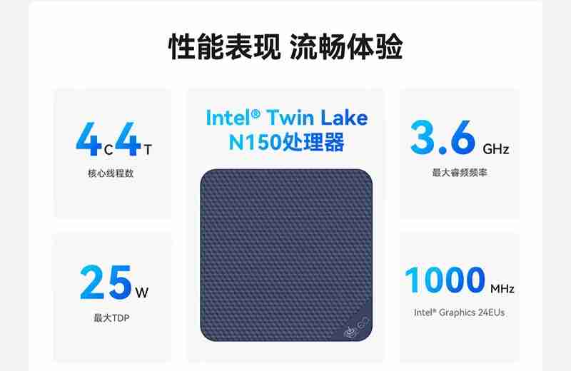 零刻 EQ14 迷你主机发布:英特尔 N150、内置电源,准系统首销 599 元