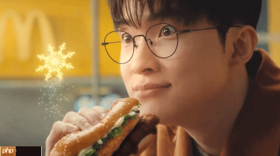 Faker为韩国麦当劳慈善活动代言：狂炫一大口汉堡！