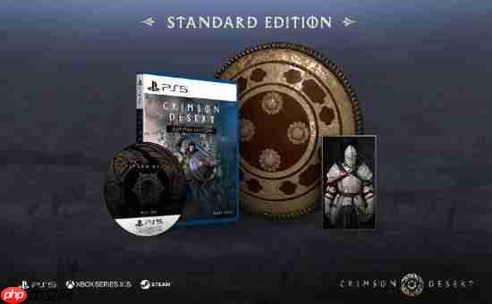 支持中配!《红色沙漠》PS5光盘曝光:封面超帅