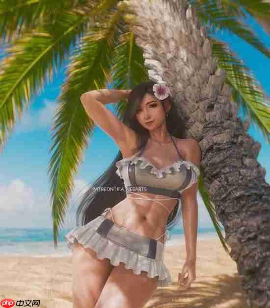 《最终幻想7》全新3D图欣赏：蒂法化身甜点大师