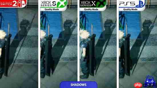 《最终幻想7:重制版》NS2对比PS5、XSX!差距明显