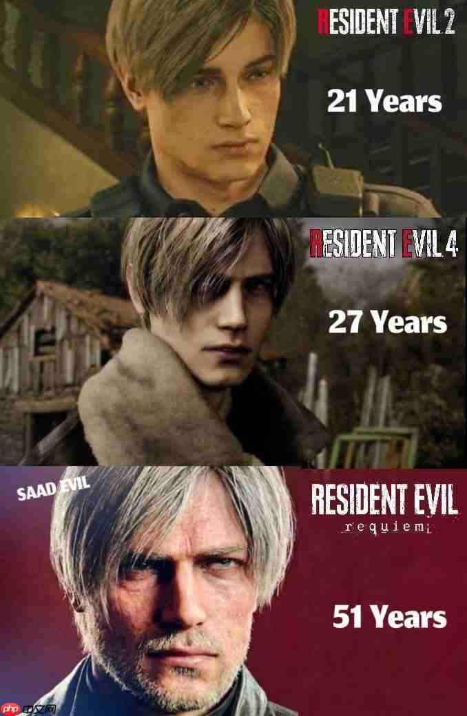 从21到51岁！《生化危机》男神里昂角色成长史