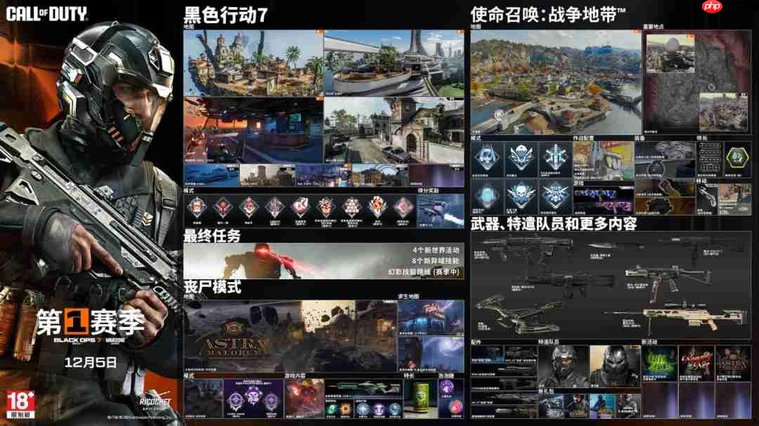 《使命召唤®：黑色行动7™》与《使命召唤®：战争地带™》第1赛季现已上线