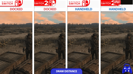 《荒野大镖客:救赎》NS和NS2画面对比:2K/60帧 加载超快