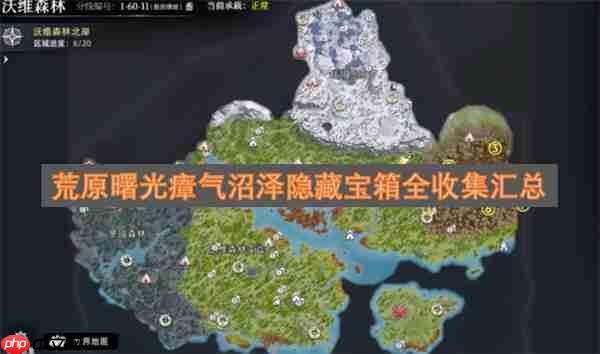 荒原曙光瘴气沼泽隐藏宝箱全收集汇总