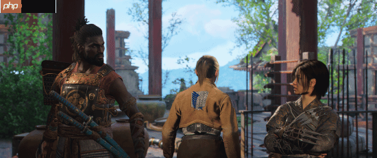 《刺客信条:影》联动《进击的巨人》实机图片