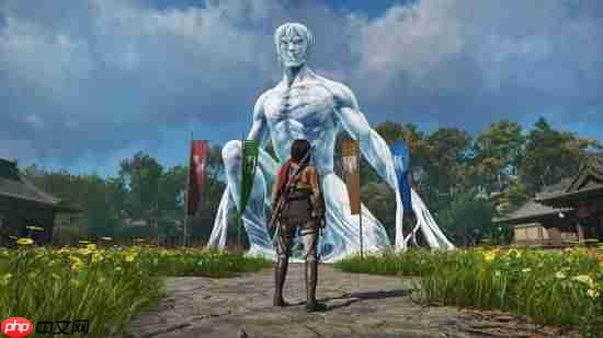 《刺客信条:影》联动《进击的巨人》实机图片