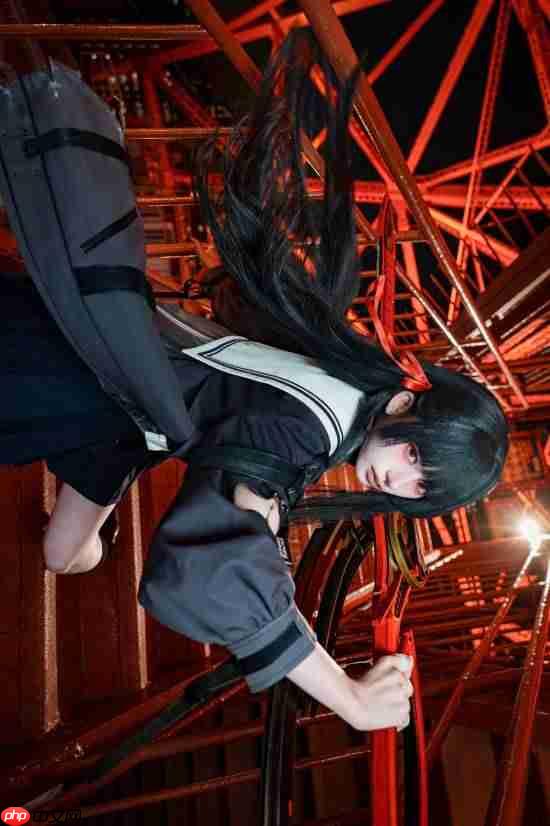 日本美少女COS《鸣潮》千咲！谁家JK走出游戏了？