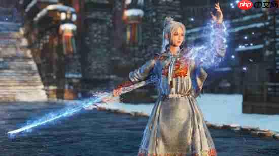 《明末》1.7补丁新增防具展示:鱼龙加身女侠威武