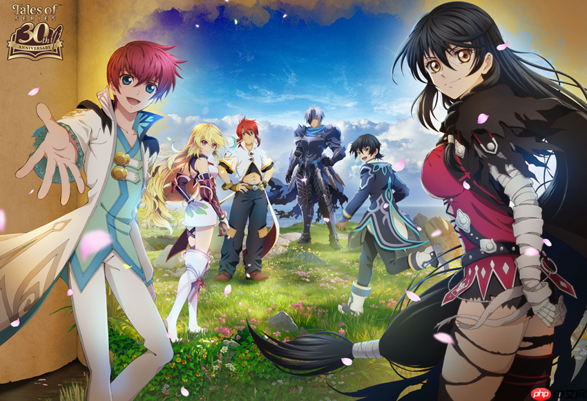 万代公布《传说》系列30周年纪念艺图 重制版角色登场