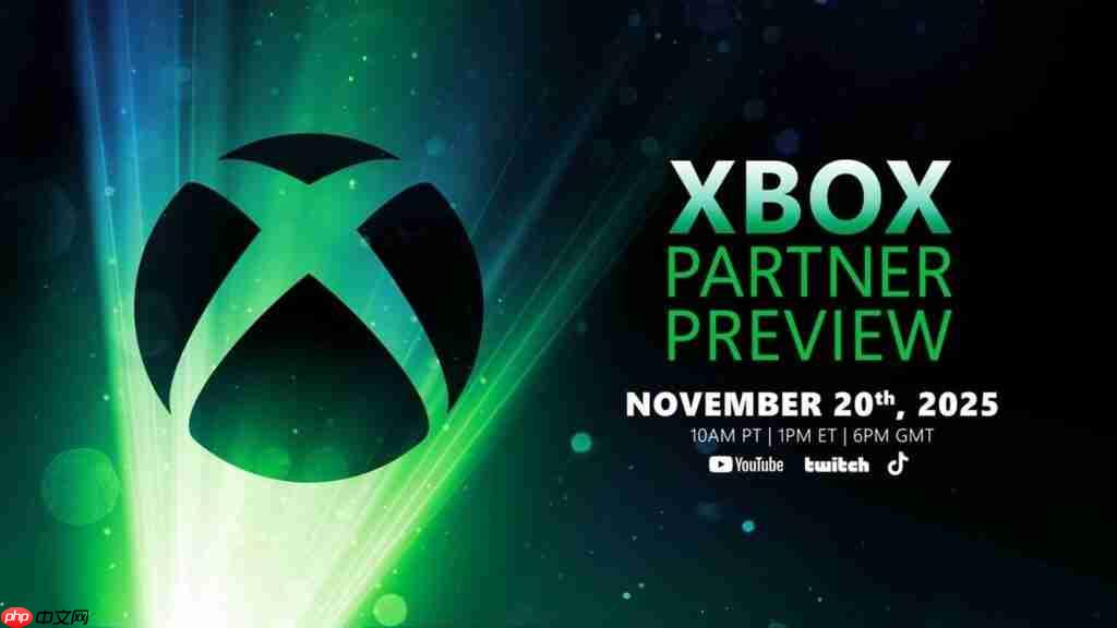Xbox合作伙伴展示会定档11月21日!《湮灭之潮》等第三方大作亮相