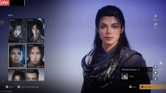 《燕云》捏脸功能让老外惊叹：这MJ捏的也太像了！