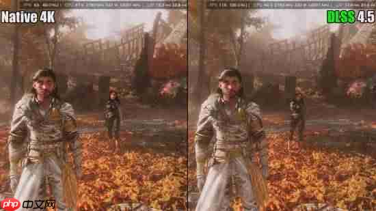 DLSS 4.5太强了!《光与影》性能模式画质接近原生4K