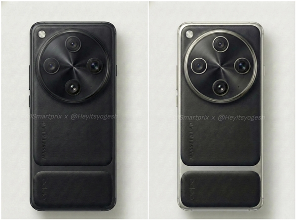 OPPO Find X9 Ultra渲染图出炉：金属+皮革双拼设计 神似相机