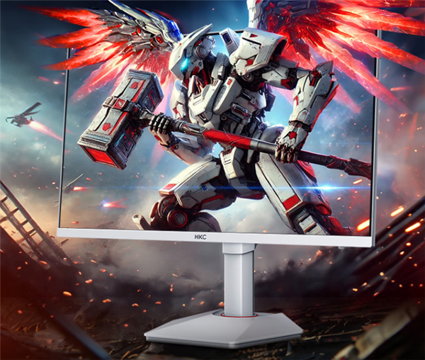 HKC战舰S7W显示器首发919元：2K 235Hz屏、纯白外观